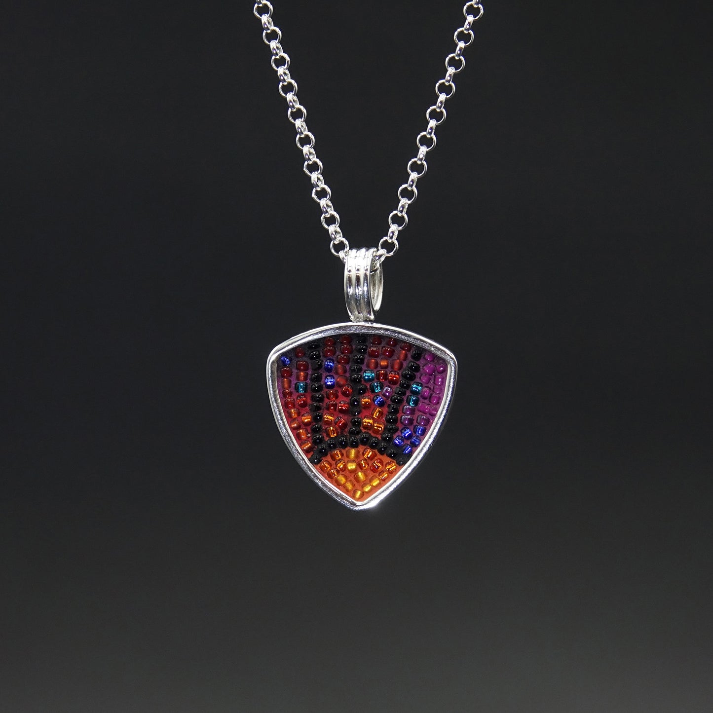 Abstract Butterfly Wing Pendant