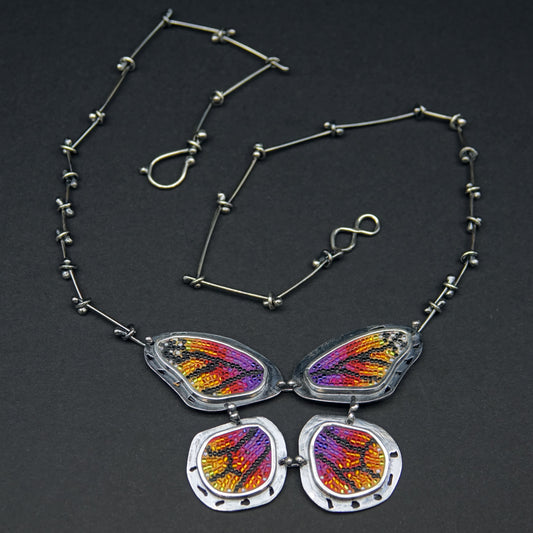 Articulated Butterfly Necklace