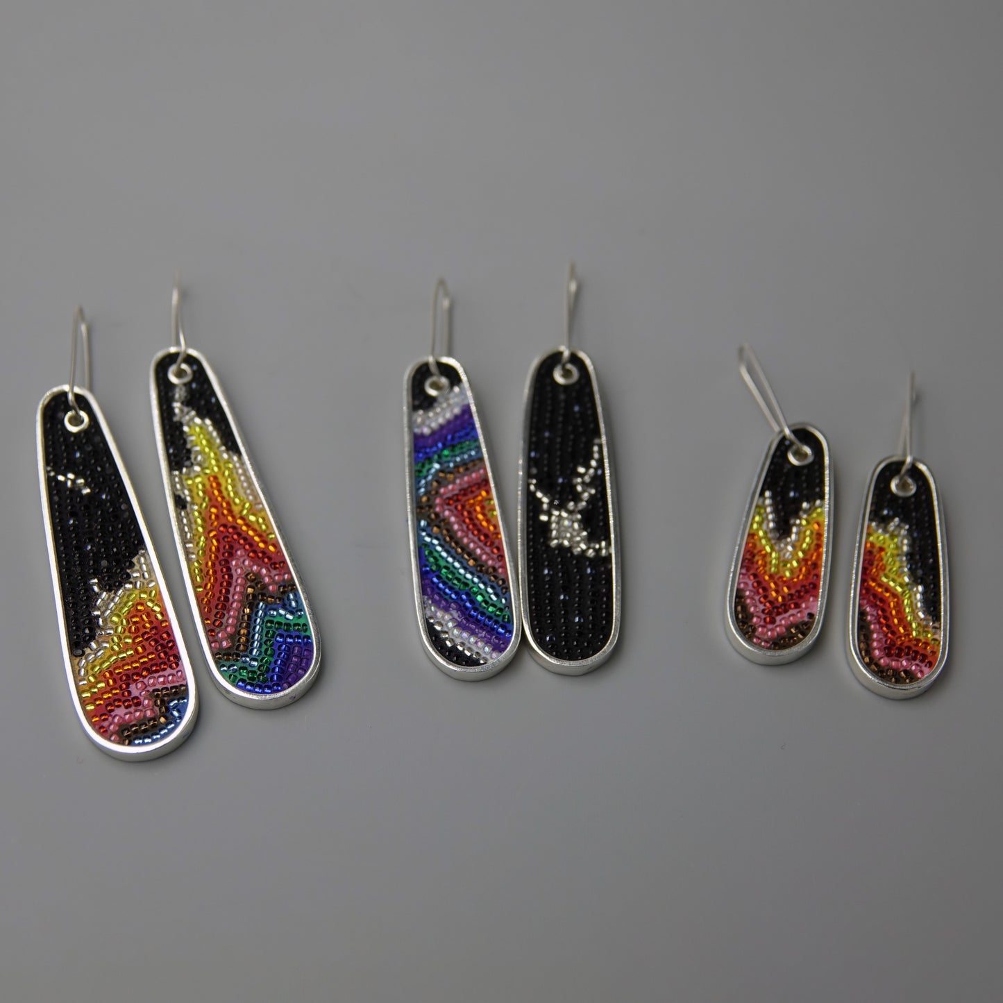Geode earrings
