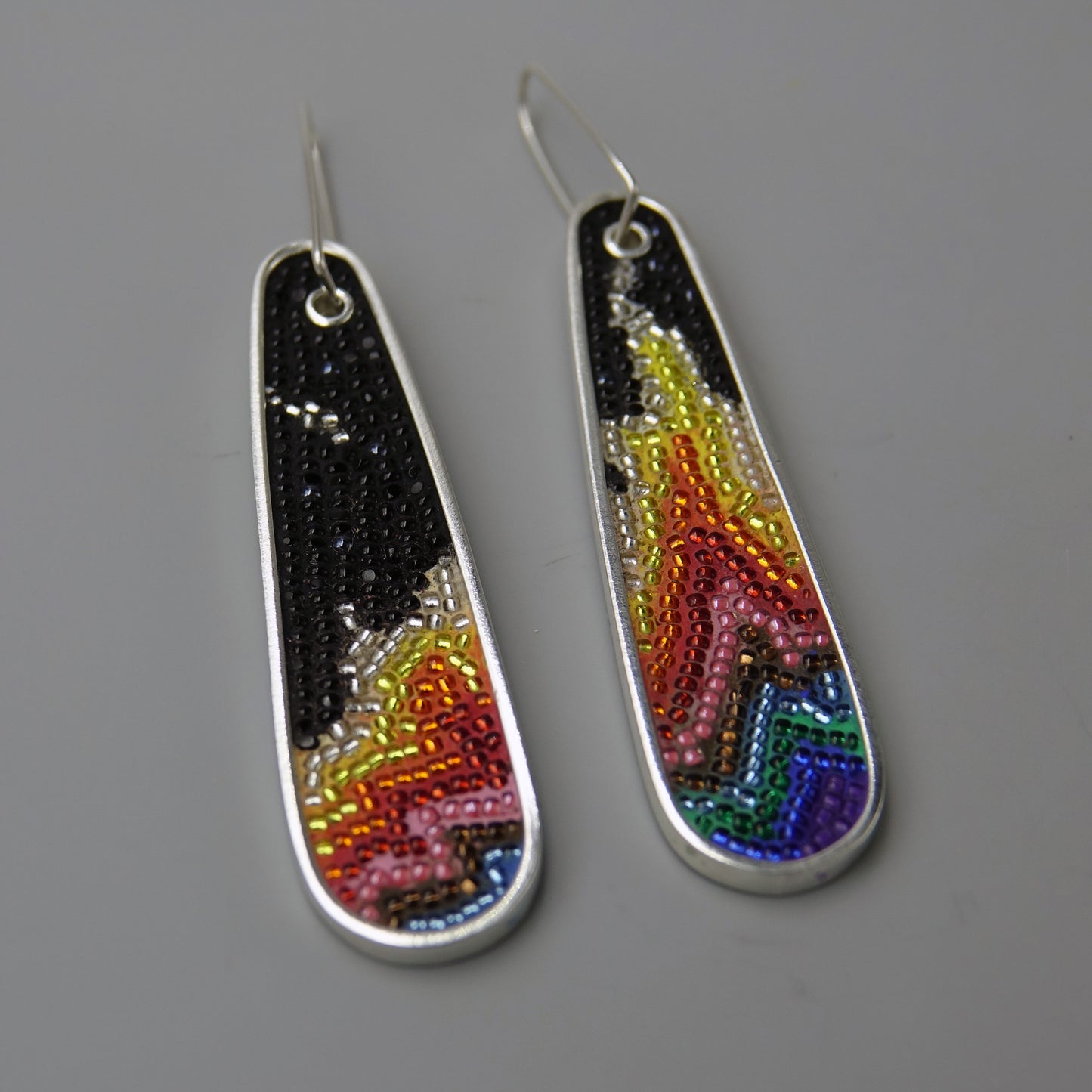 Geode earrings