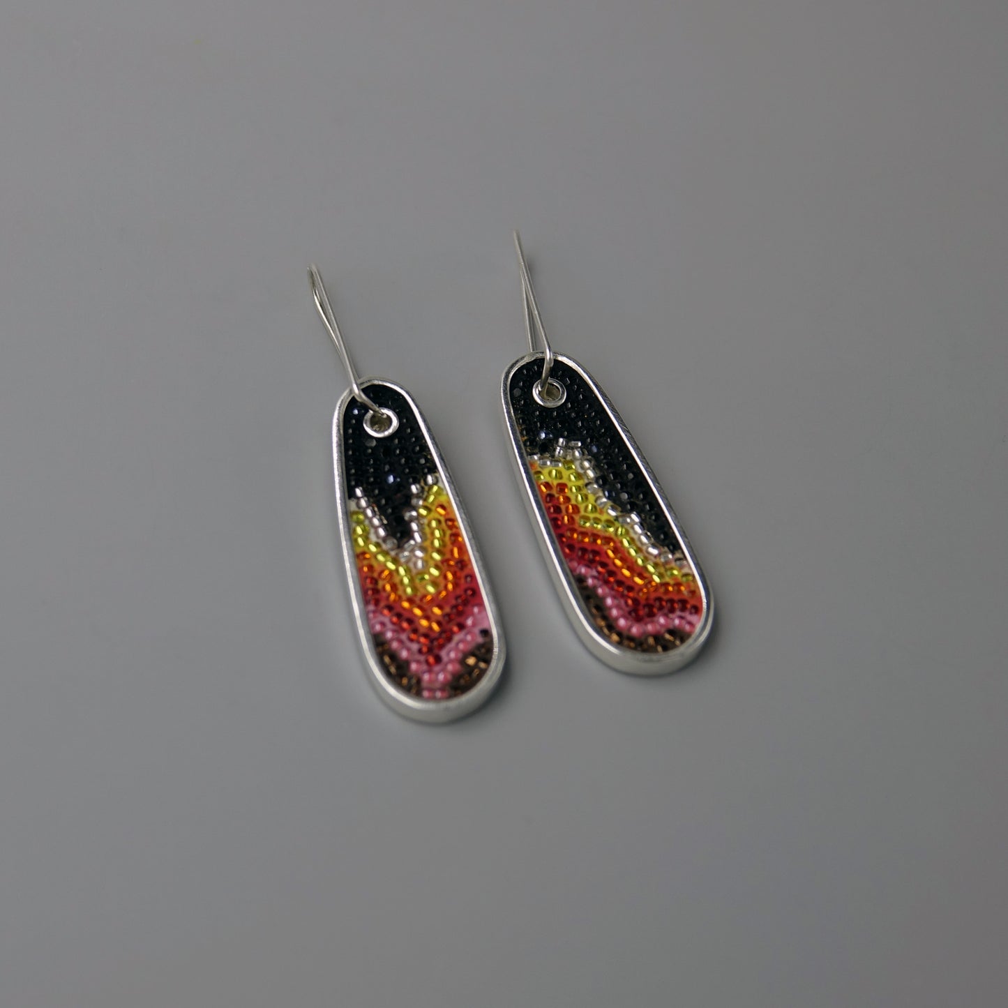 Geode earrings