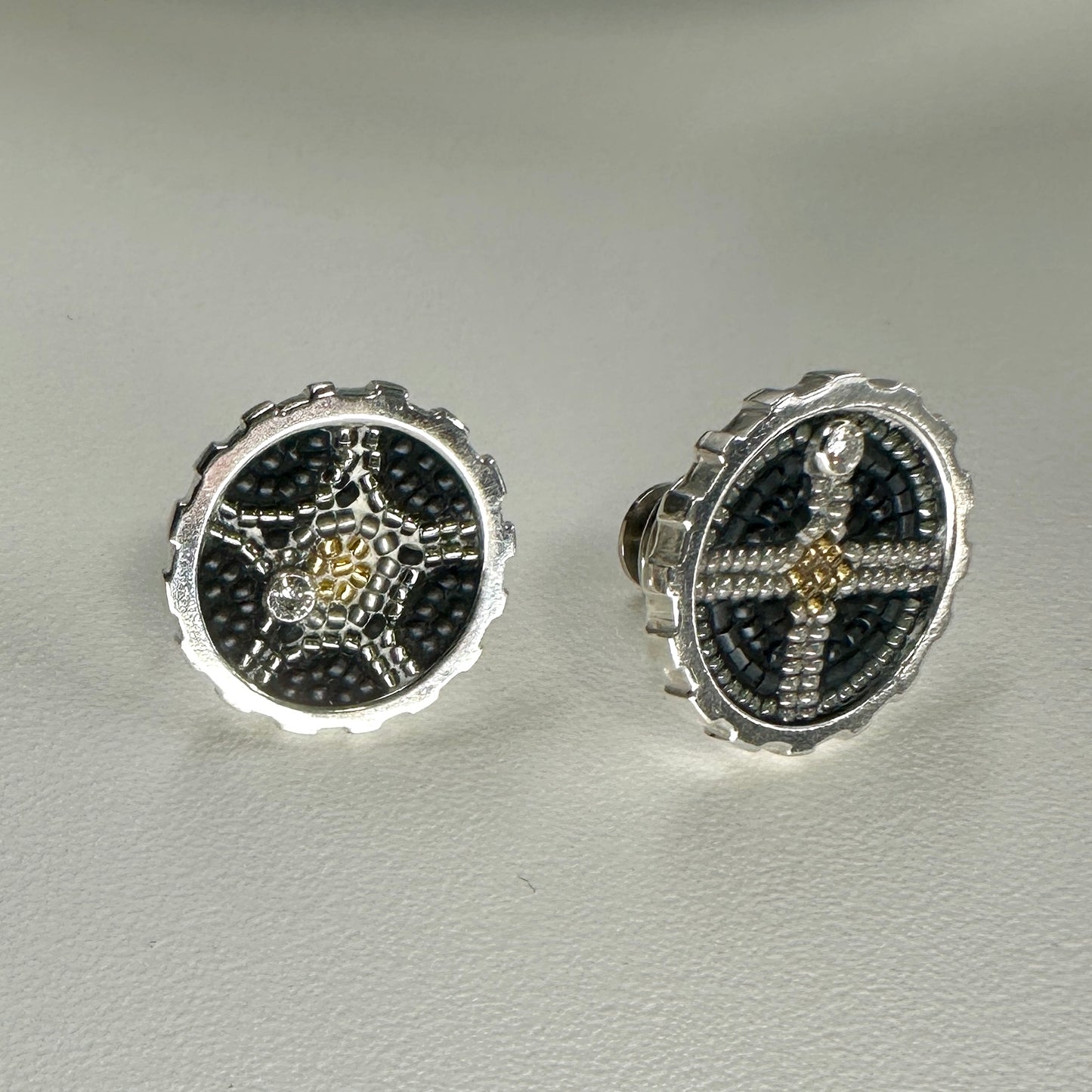 Sand in the Gears Brooches