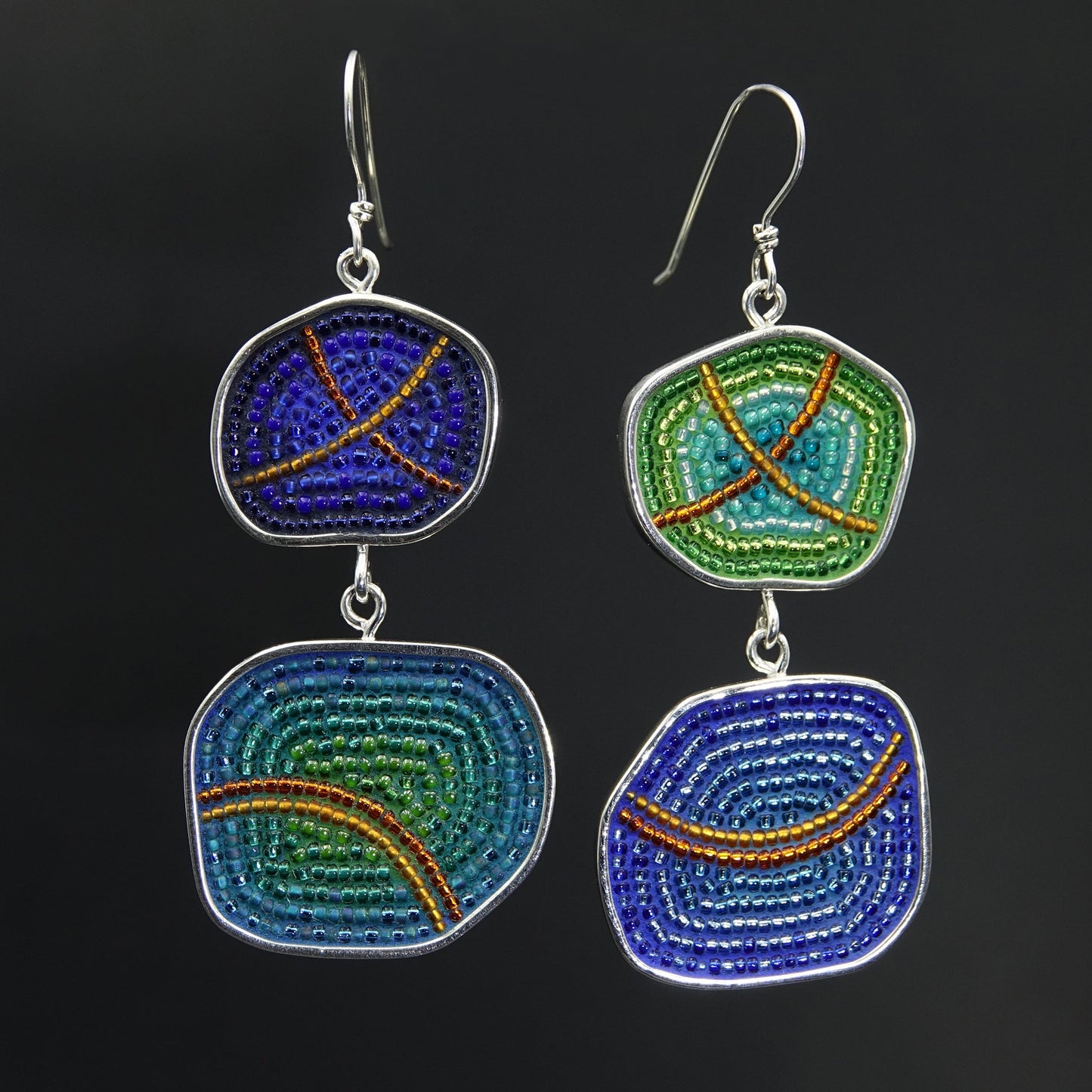 More Pebbles II earrings