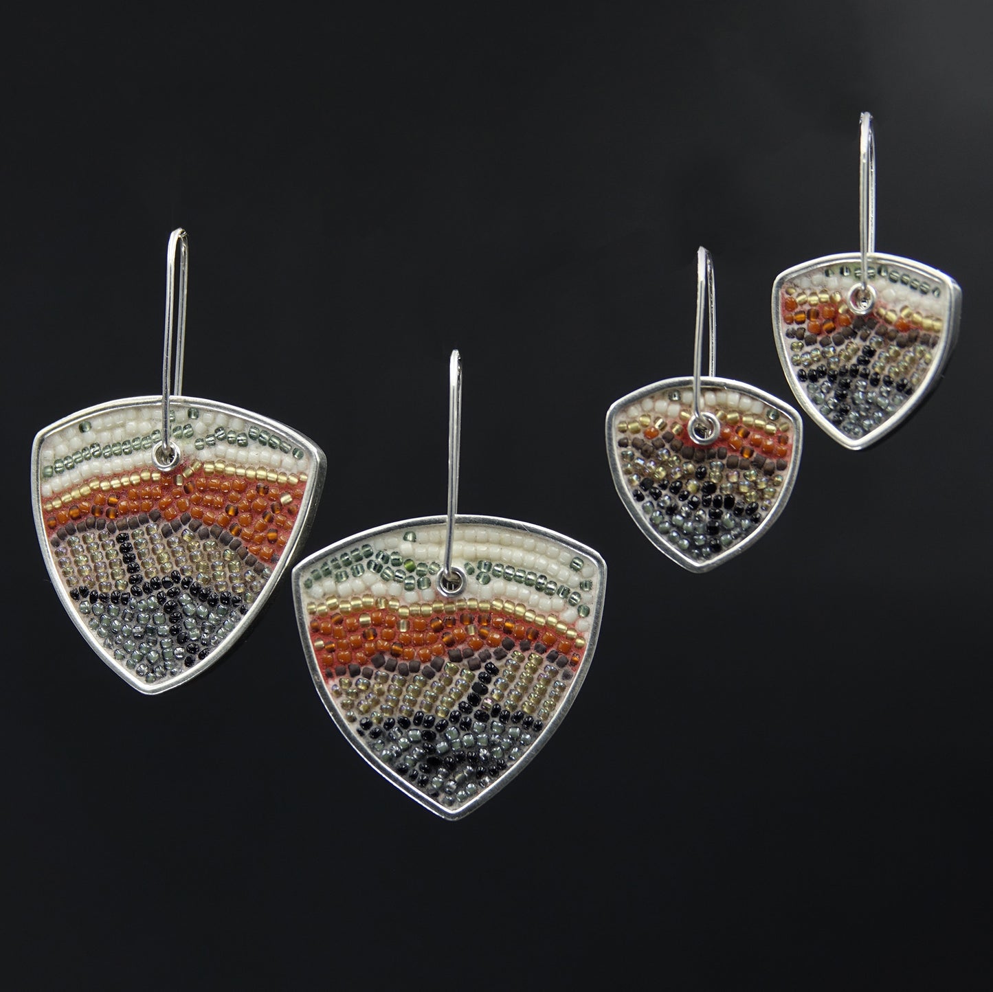 Shadow: Picasso Stone Earrings