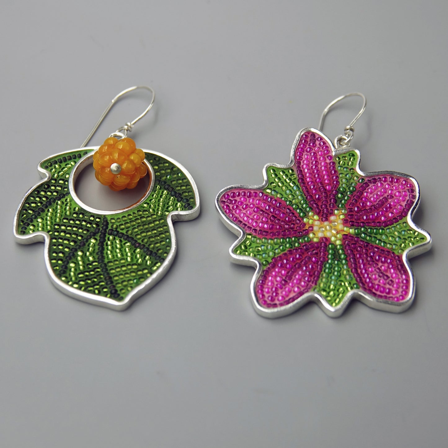 Salmonberry Earrings