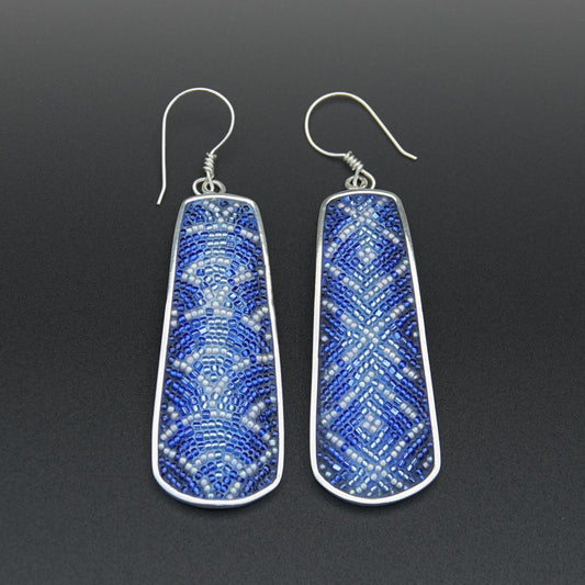 #7in7earrings 2026, Day FOUR:"Sashiko"