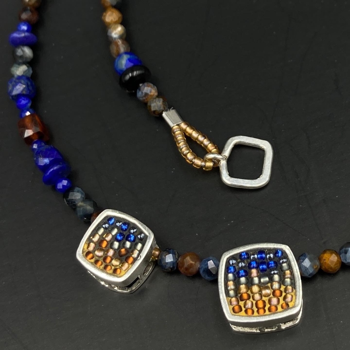 Lapis micro-mini necklace