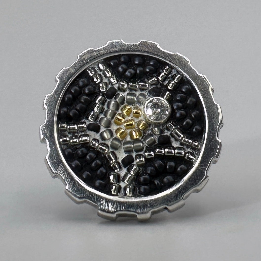 Sand in the Gears Brooches