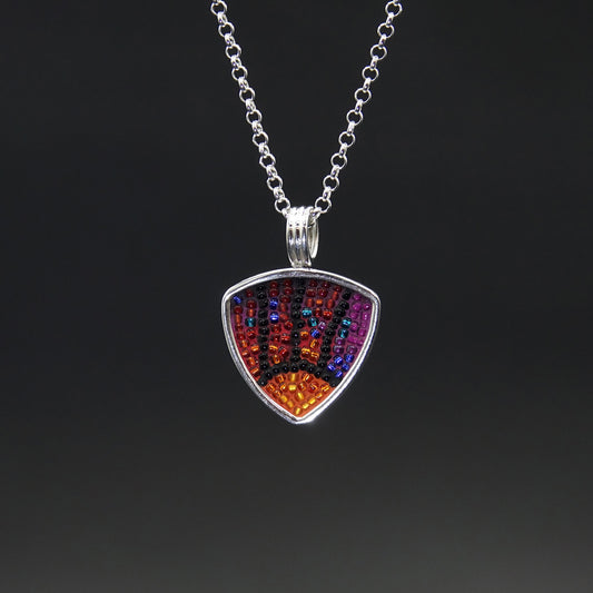 Abstract Butterfly Wing Pendant
