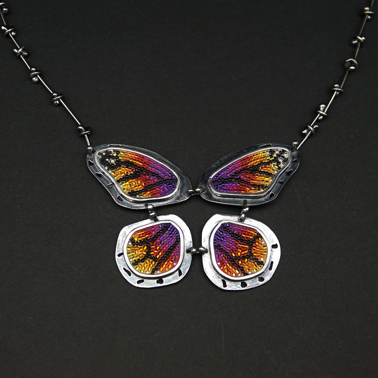 Articulated Butterfly Necklace