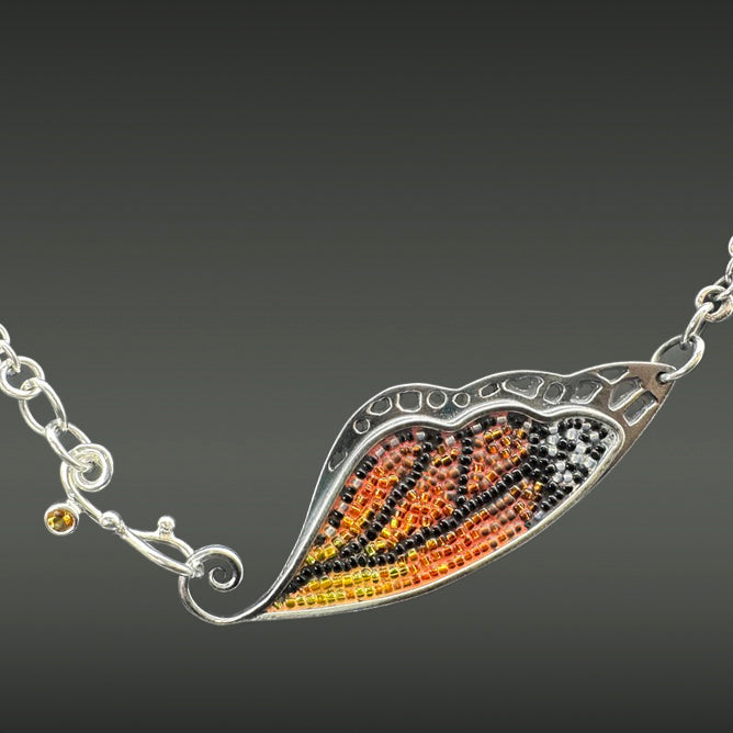 Monarch Wing Necklace