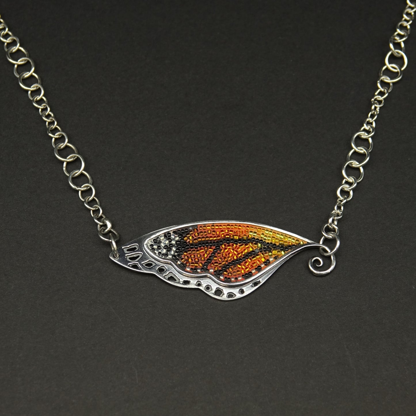Monarch Wing Necklace