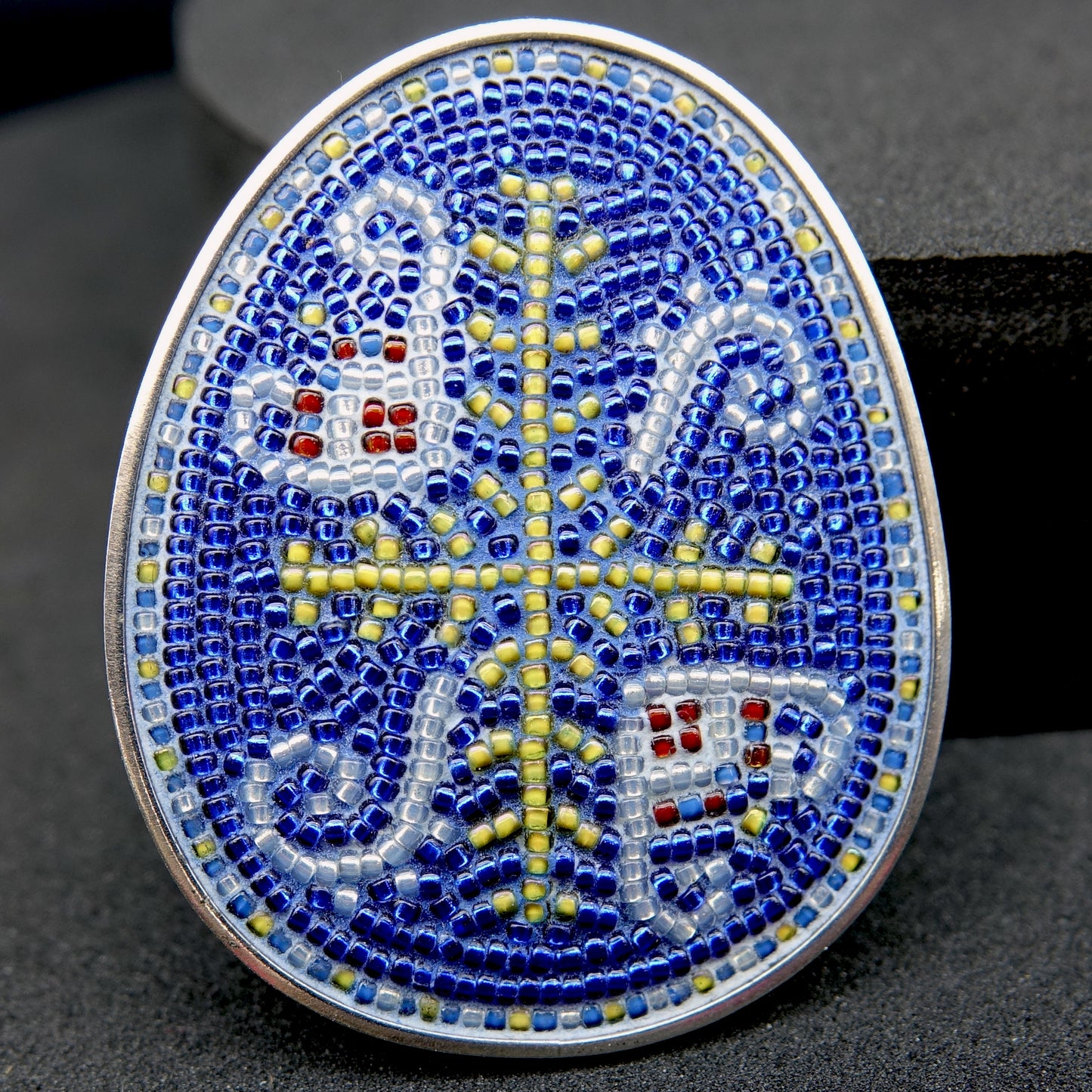 Pysanka brooch For Ukraine
