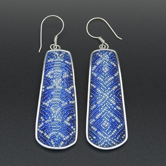#7in7earrings 2026, Day FOUR:"Sashiko"