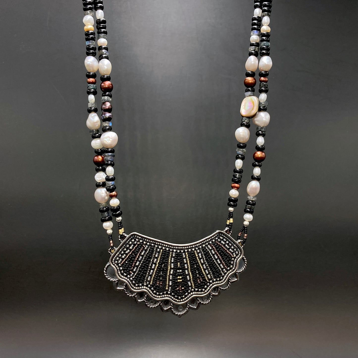 Pearl Dissent Collar Necklace