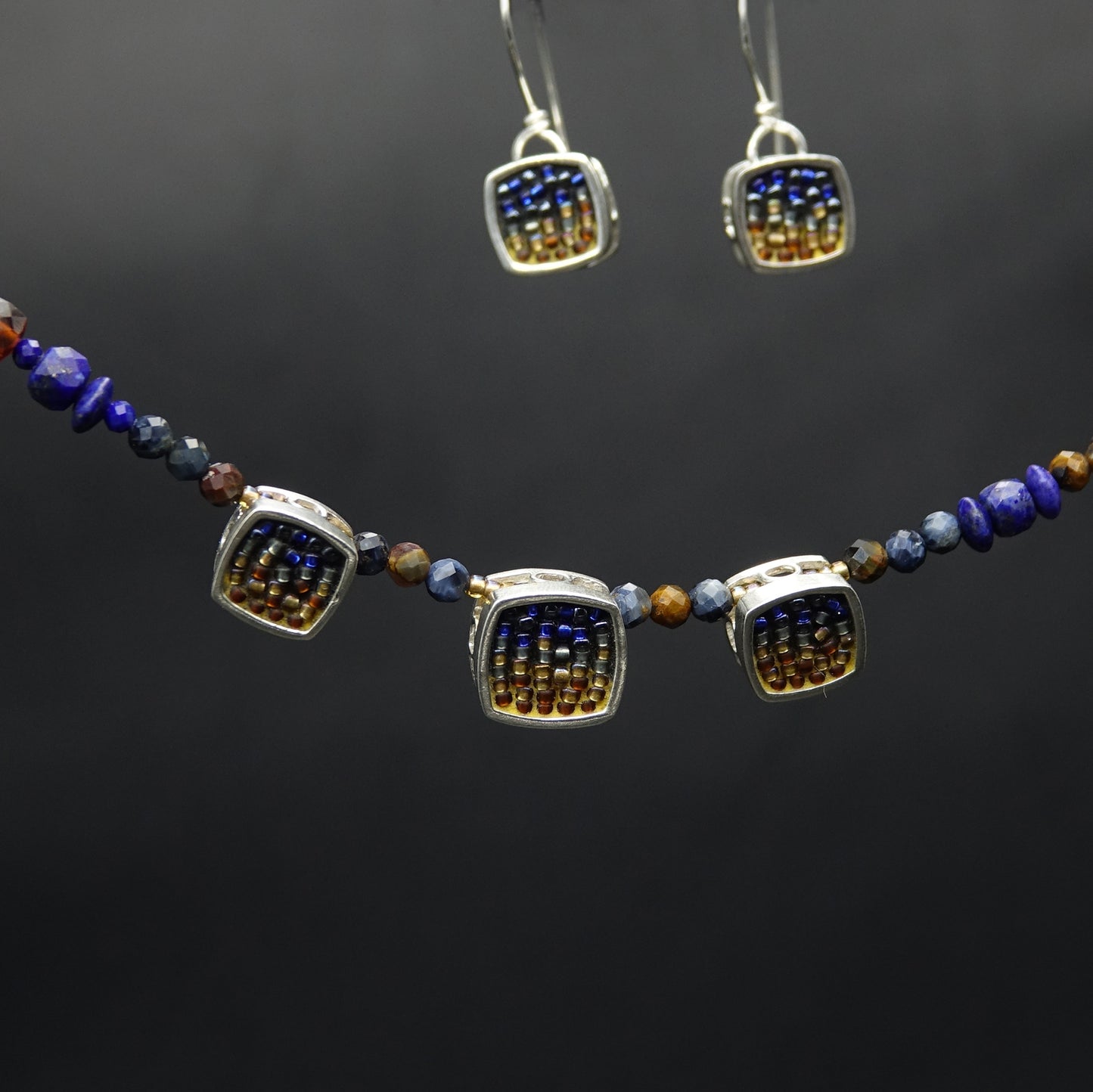 Lapis micro-mini necklace