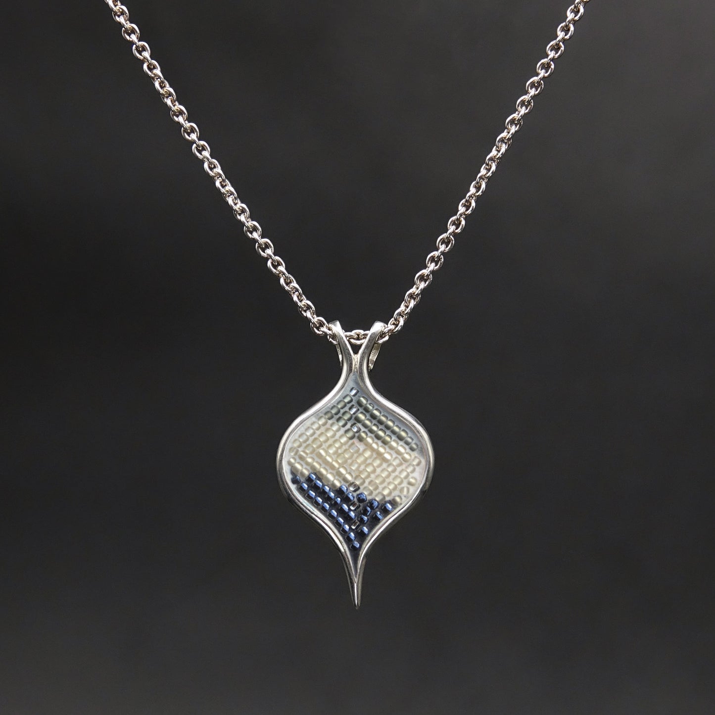 Pulse Ombre Pendant and Earrings