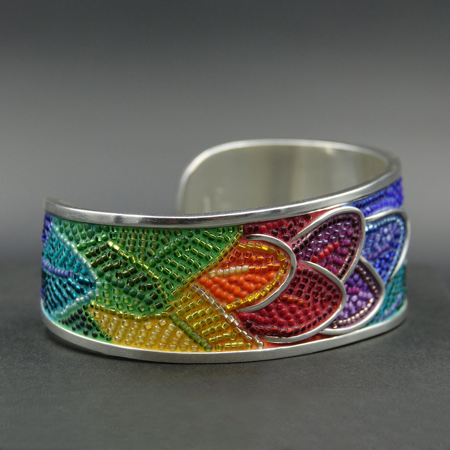 Prism: Ruffled Feathers wide cuff