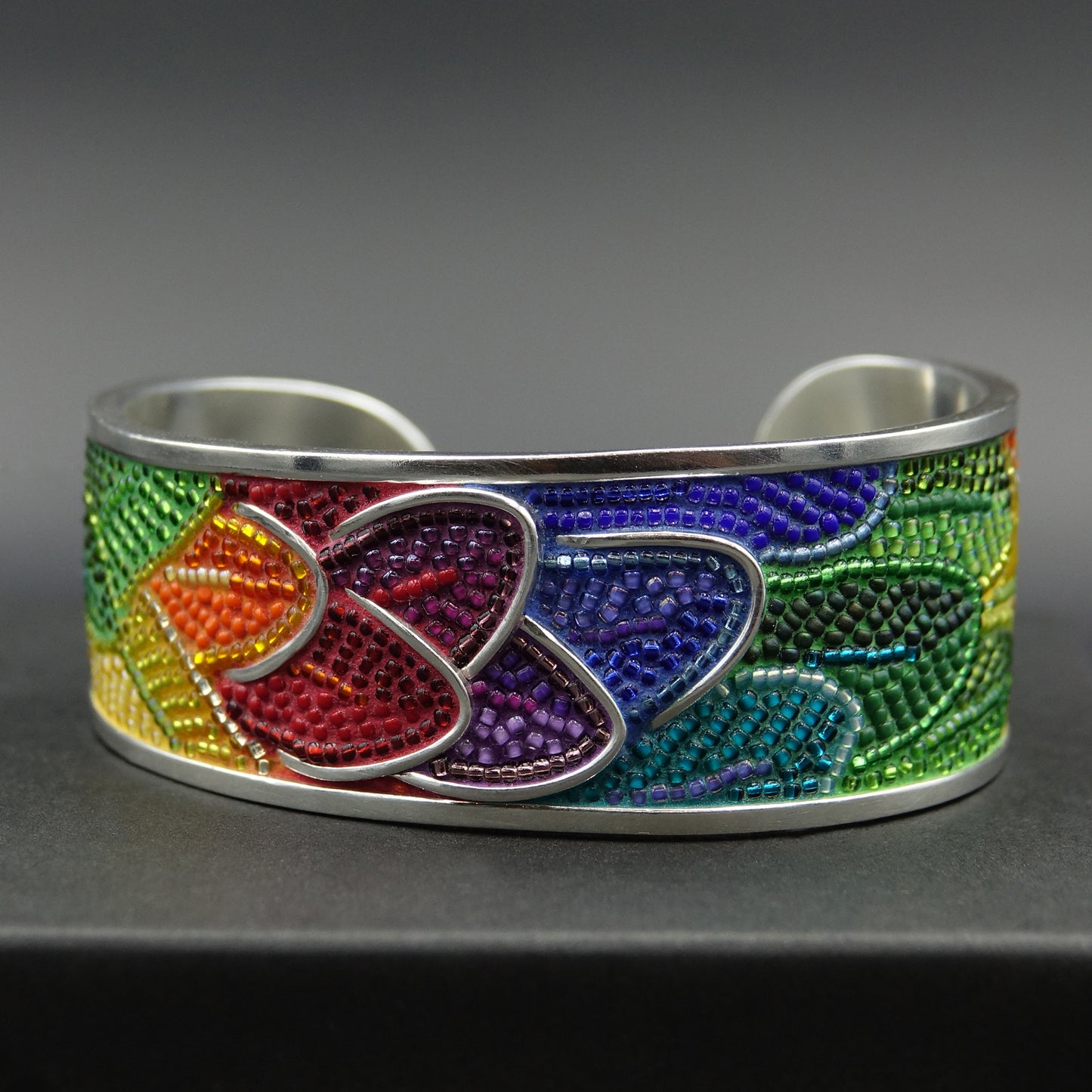 Prism: Ruffled Feathers wide cuff