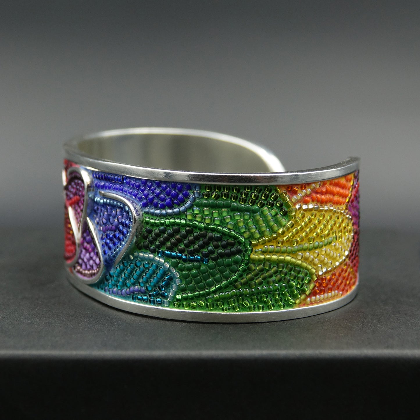 Prism: Ruffled Feathers wide cuff