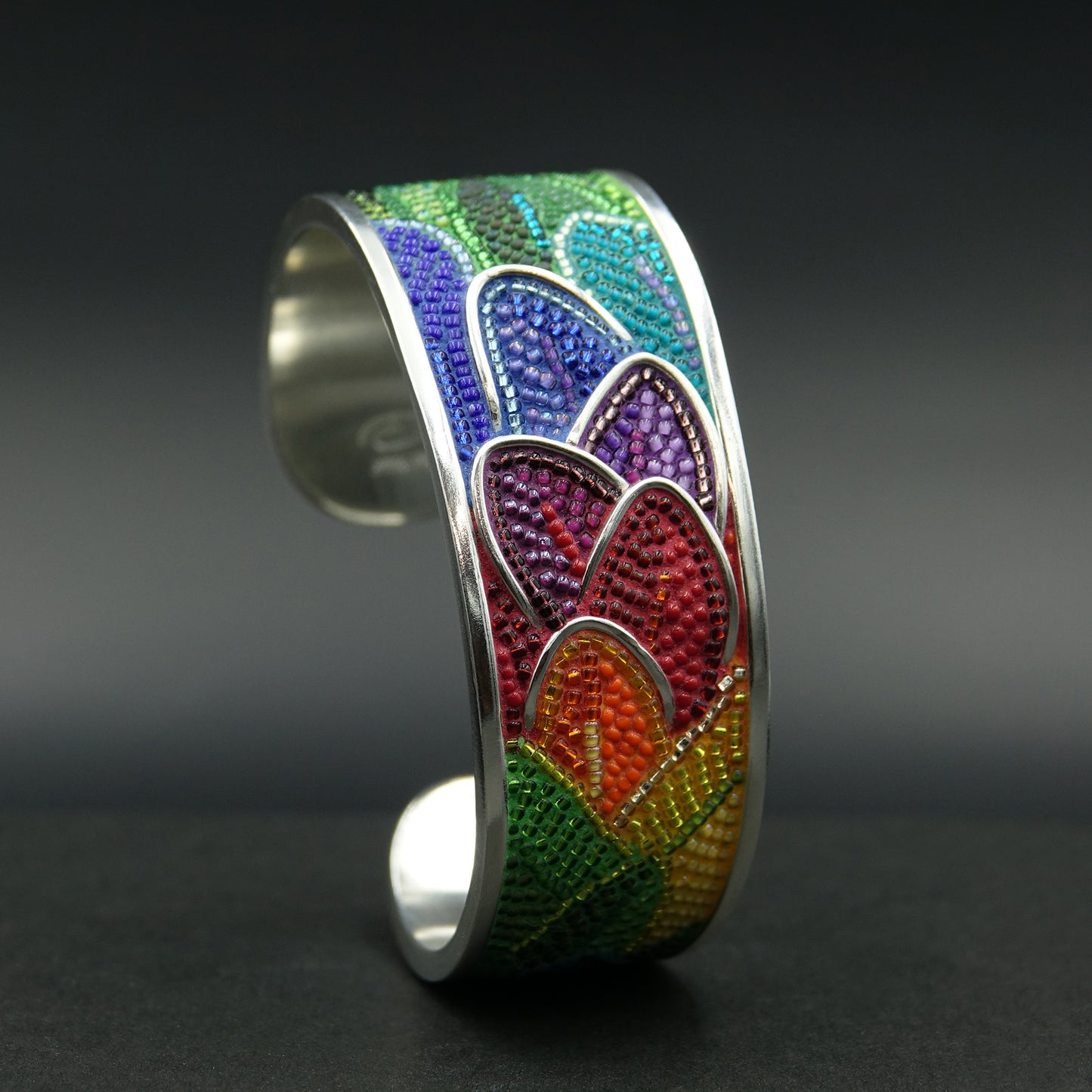Prism: Ruffled Feathers wide cuff